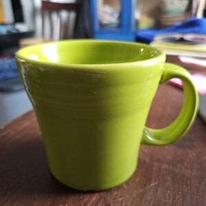 Fiesta 15 Oz Tapered Mug Lemongrass Green NWOT